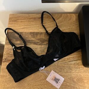 Savage X Fenty Black Lace Bra